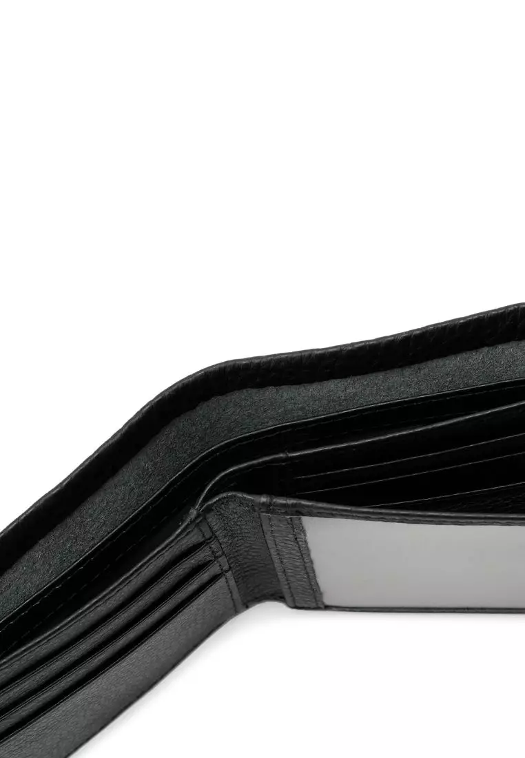 Kulit Genuine Dompet Pendek Pria (Men's RFID Bi Fold Genuine Leather Center Flap Short Wallet)