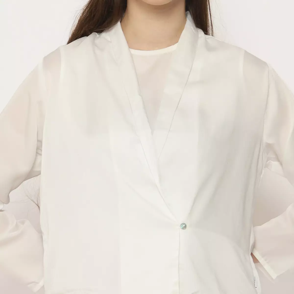 Abrina Cardigan White