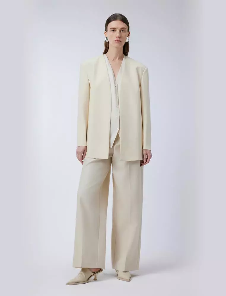 Loose Fit Wide Leg Long Pants