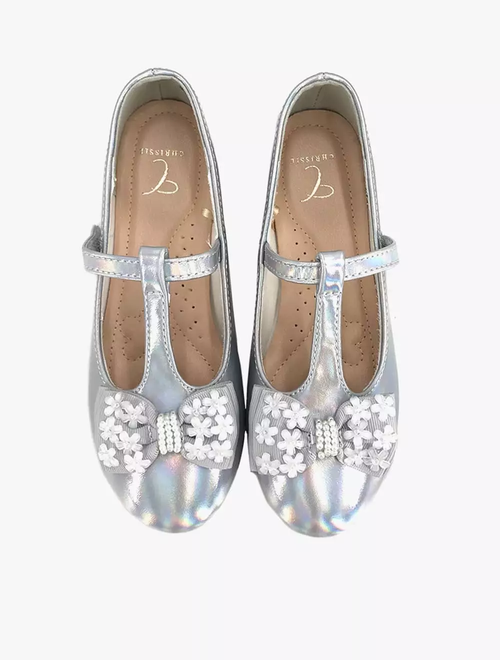 Payless Chrissie Childrens Harper Toddler MJ Flats - Iridescent_07