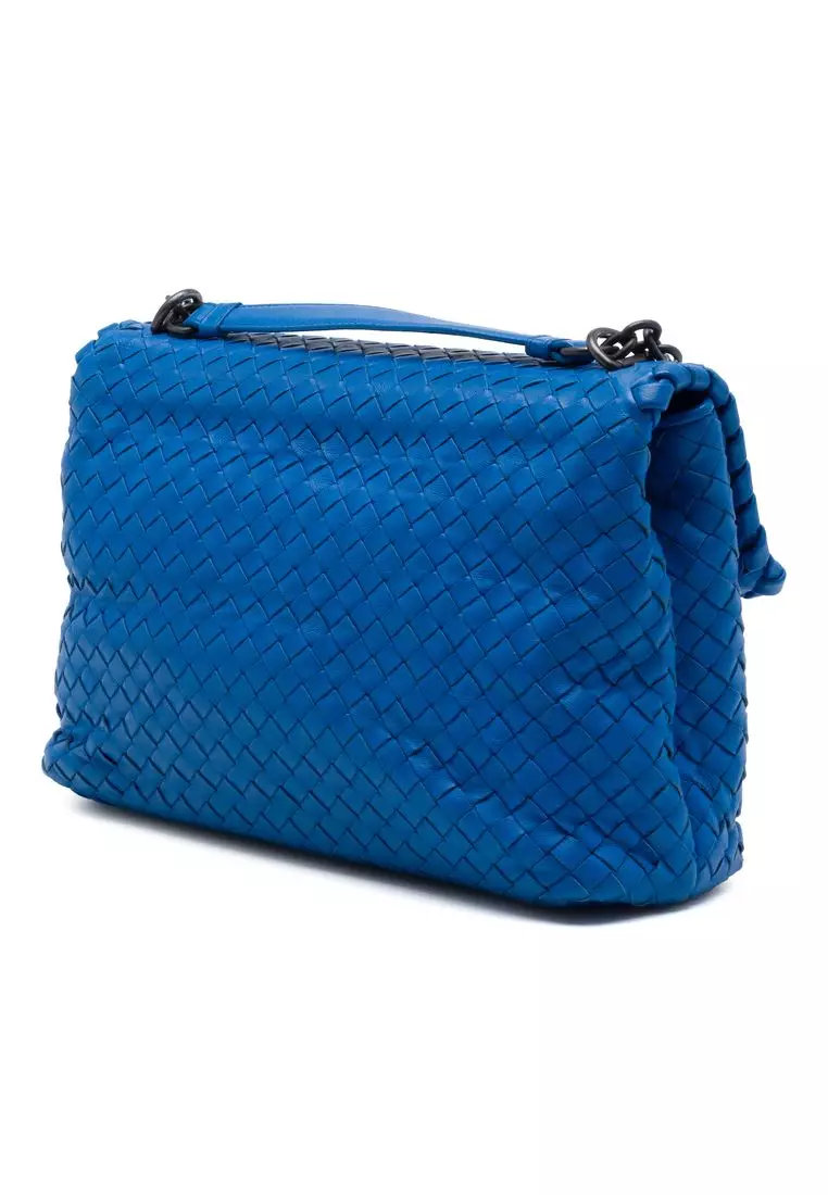 Pre-Loved Bottega Veneta Medium Nappa Intrecciato Olimpia Shoulder Bag