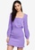 ZALORA BASICS purple Smocked Skirt Dress 7D11EAA0CA6A7CGS_1
