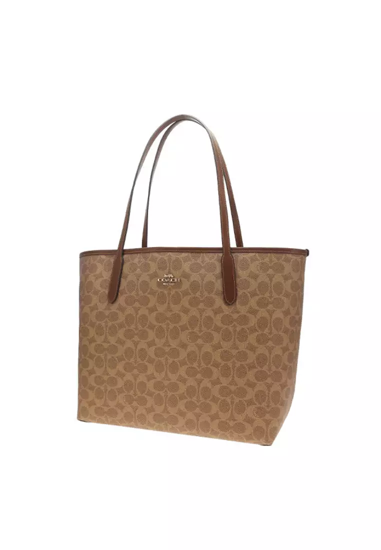 City Tote Bag In Signature Canvas CV976