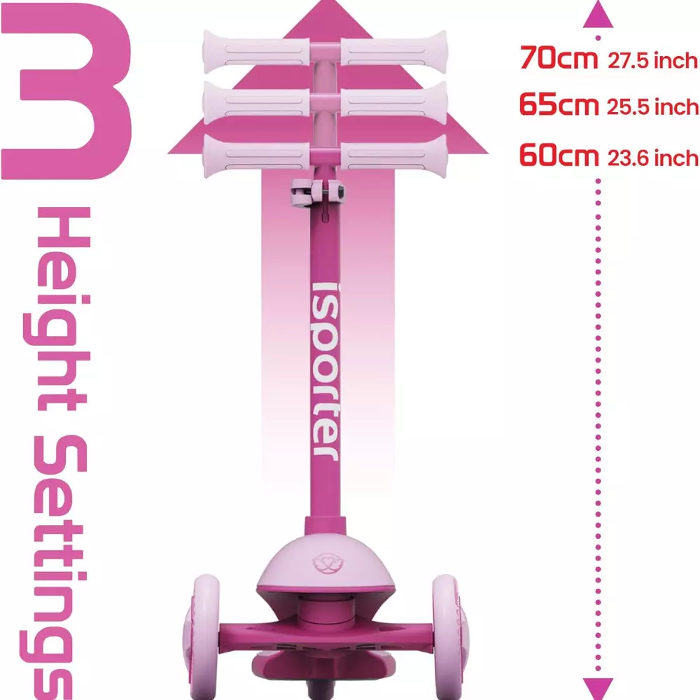 PASO SKUTER ISPORTER M3Z - PINK