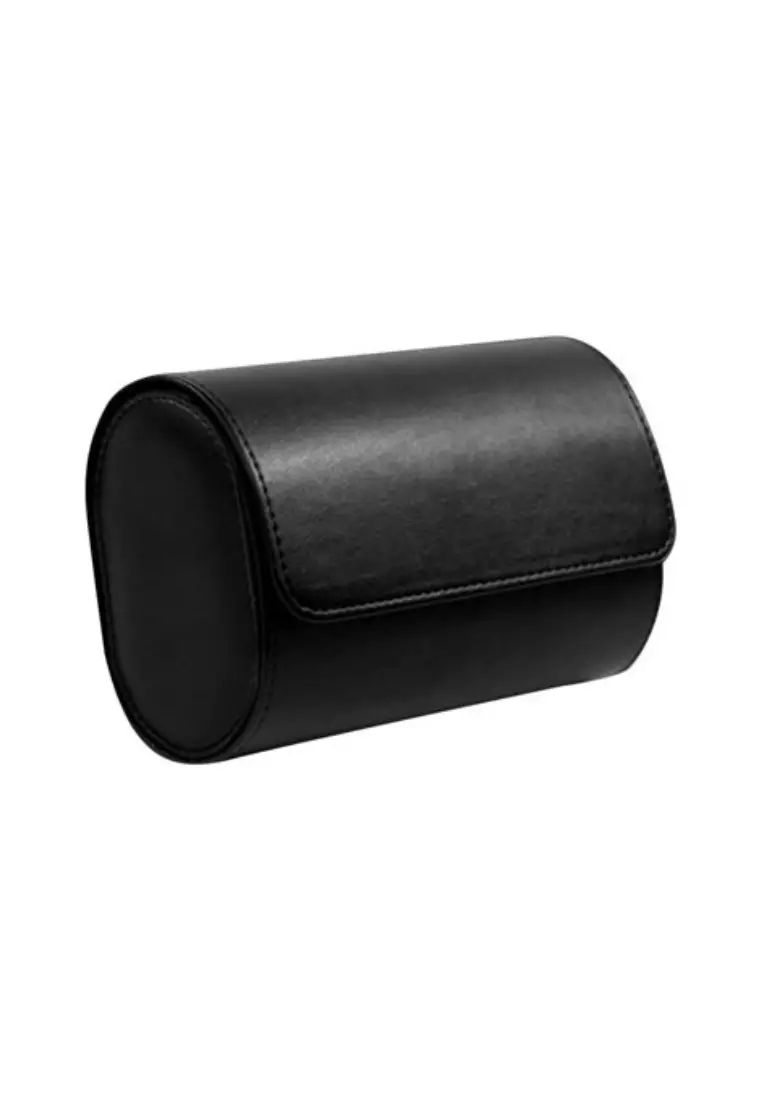Buy Stitches Tweed Vegan Leather 2 Slot Watch Roll Travel Case