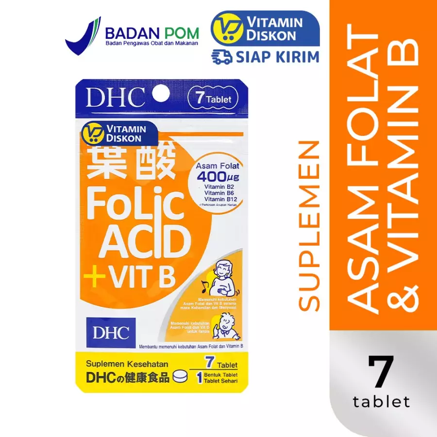 Jual DHC DHC SUPPLEMENT FOLIC ACID 7 TABLET Original 2024 | ZALORA ...