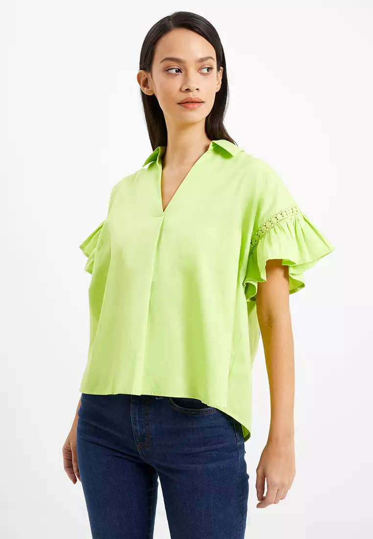 SINDEY COTTON SATIN SHIRT