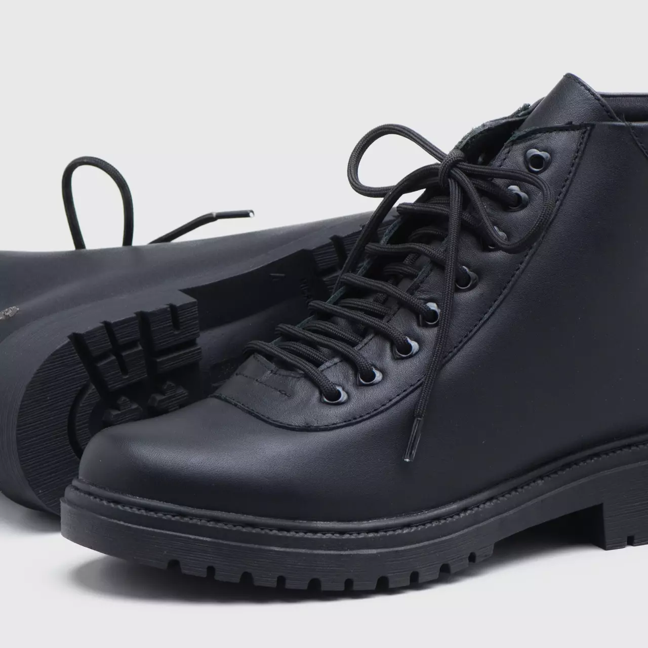Alexis Boots Genuine Leather Black