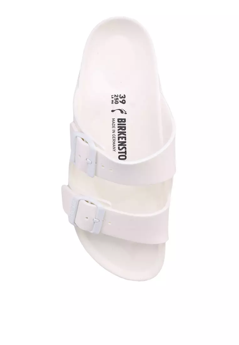 White birkenstocks arizona on sale plastic