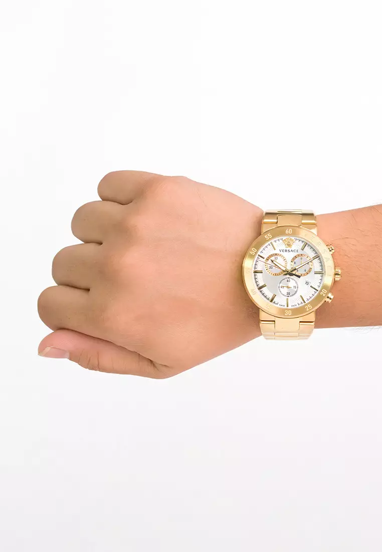 Versace Urban Mystique  Stainless Steel Analog Quartz Watch For Men VEPY00820