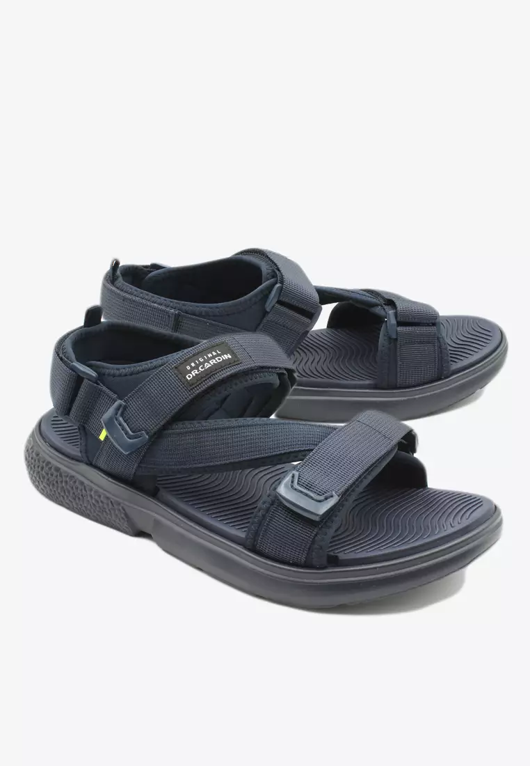 Dr Cardin Men Adjustable Triple Strappy Sandals D-EOQ-7983