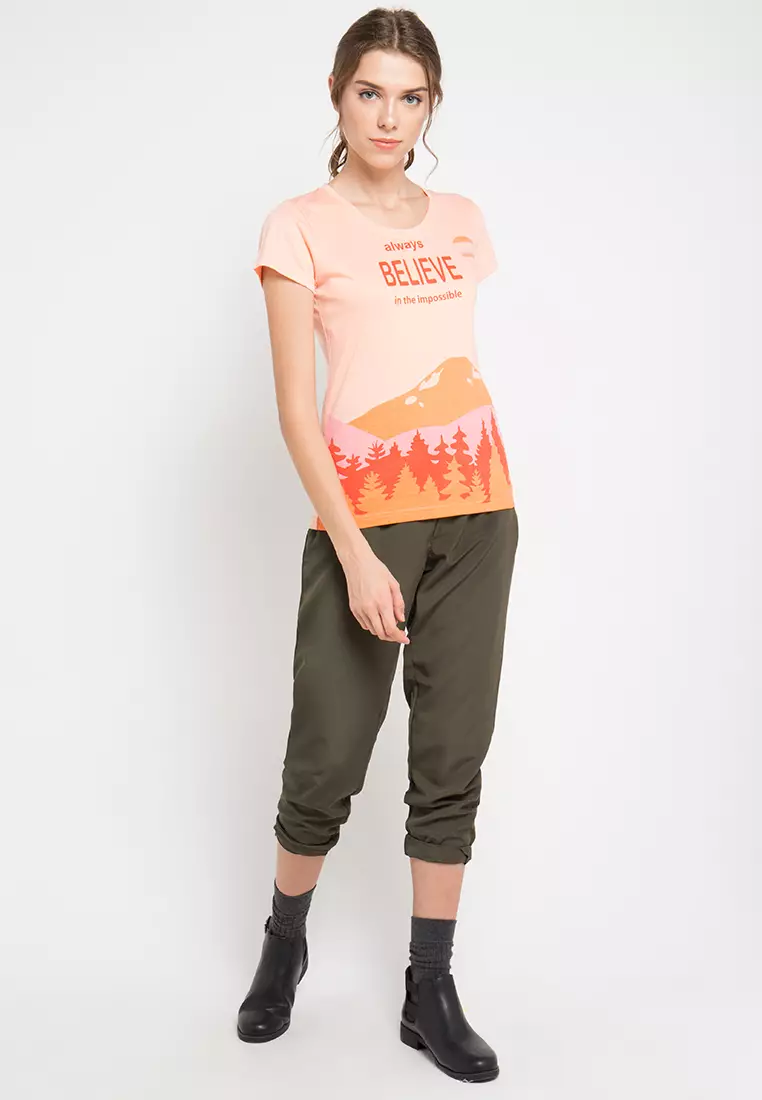 Print Always Belive short sleeve Tshirt