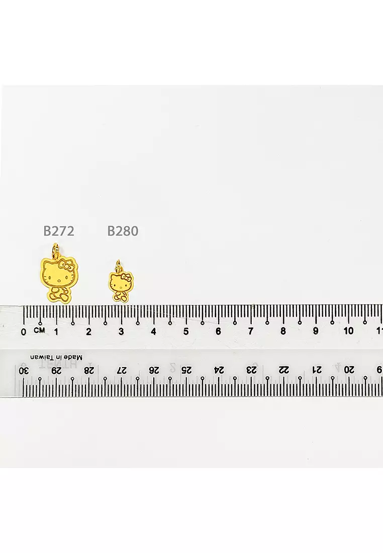 5G Gold Collection 916/22K Gold Hello Kitty Pendant B272