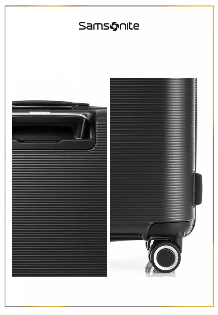 Samsonite Koper Hardcase Straren Spinner Medium 24 Inch - Matte Black