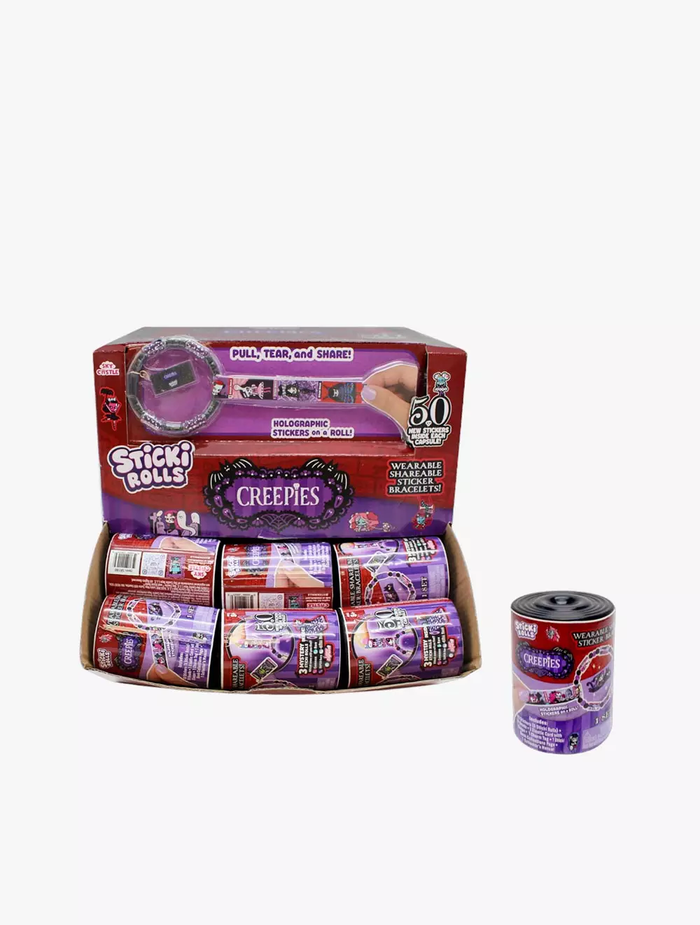 Stiki Rolls Sticki Rolls Band Capsule Creepies  - SCRSR180