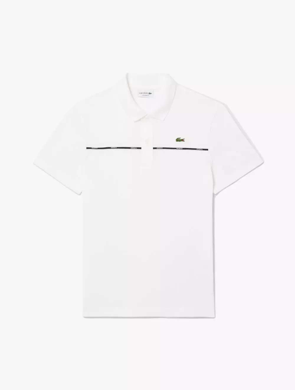 Regular Fit L.12.12 Petit Piqué Polo Shirt - White