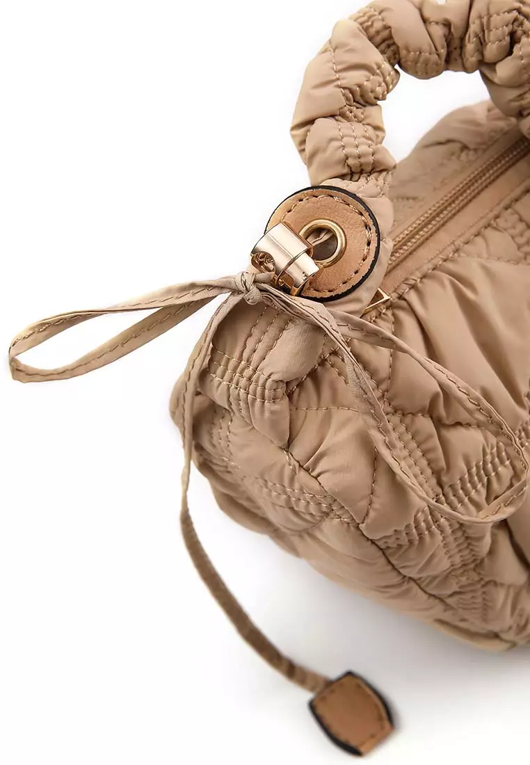 GYKACO KYUMI Khaki - Tas Wanita Sling Bag - Fashion Top Handle Bag (Import)