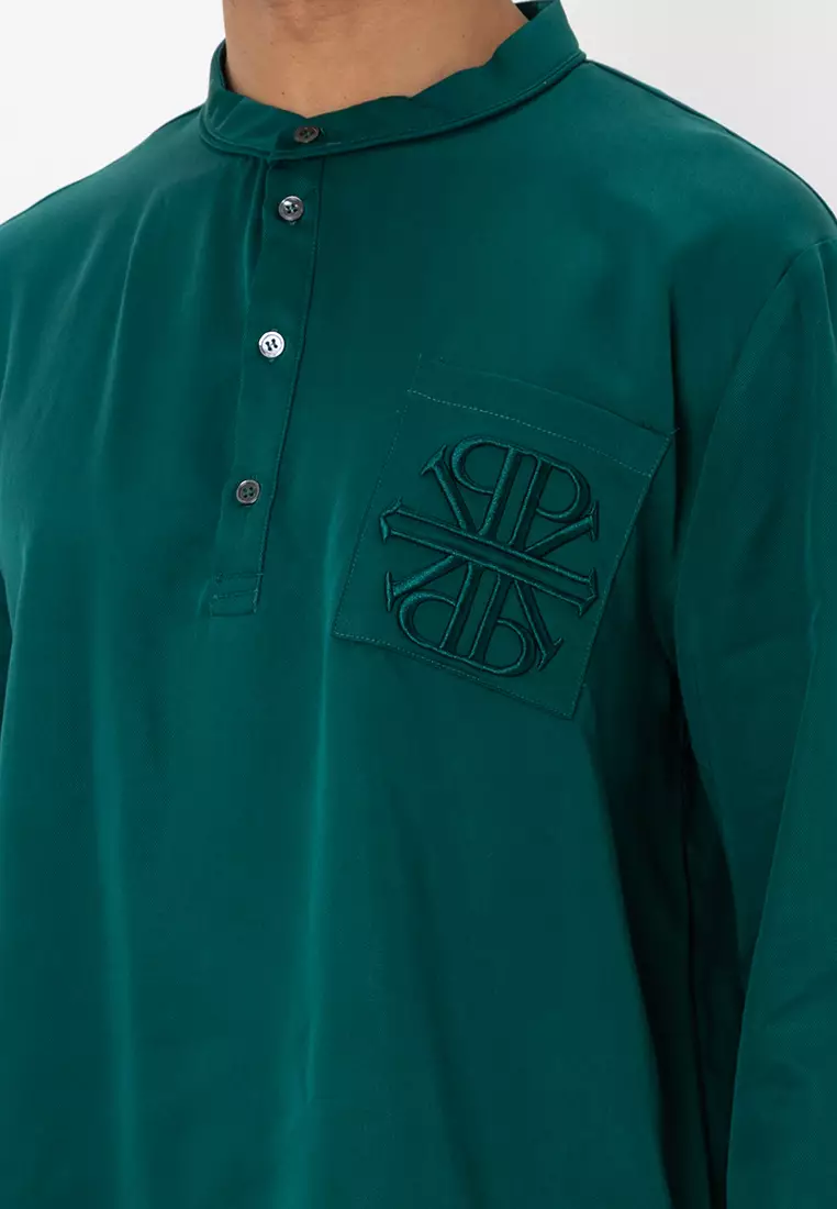 Qamar Cekak Musang Shirt - Tencel Cotton