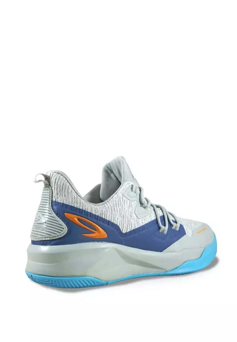 910 Nineten Nakami Torch Sepatu Training-Abu-Md/Biru/Oranye