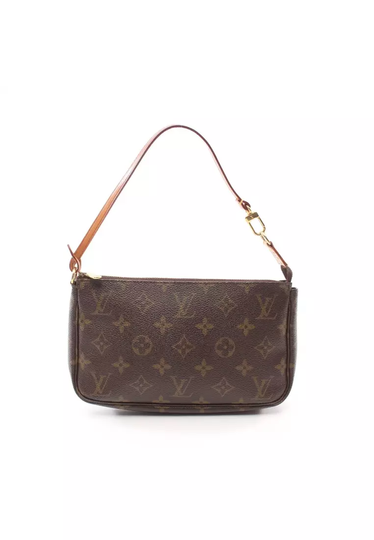 Buy Louis Vuitton Pre-loved LOUIS VUITTON Pochette Accessoires monogram  Handbag PVC leather Brown With optional shoulder strap 2023 Online