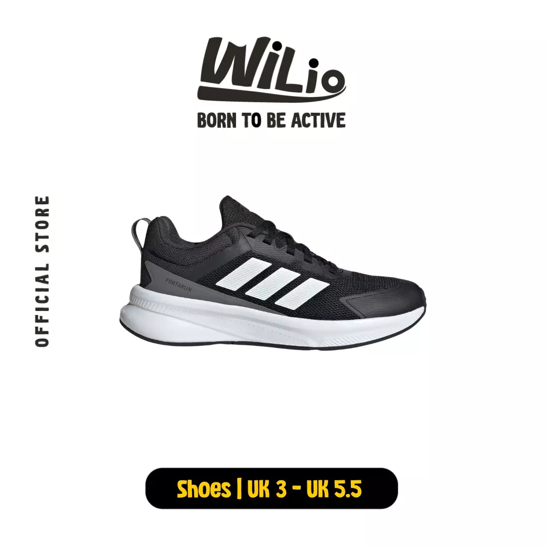 Jual ADIDAS ADIDAS Fortarun J JQ5167 Sepatu Anak (Hitam