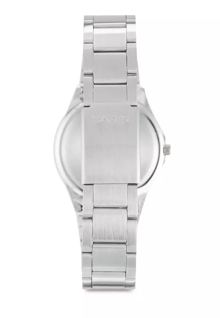 Casio Jam Tangan Pria - Silver Black - Stainless Steel - MTP-1130A-1ARDF