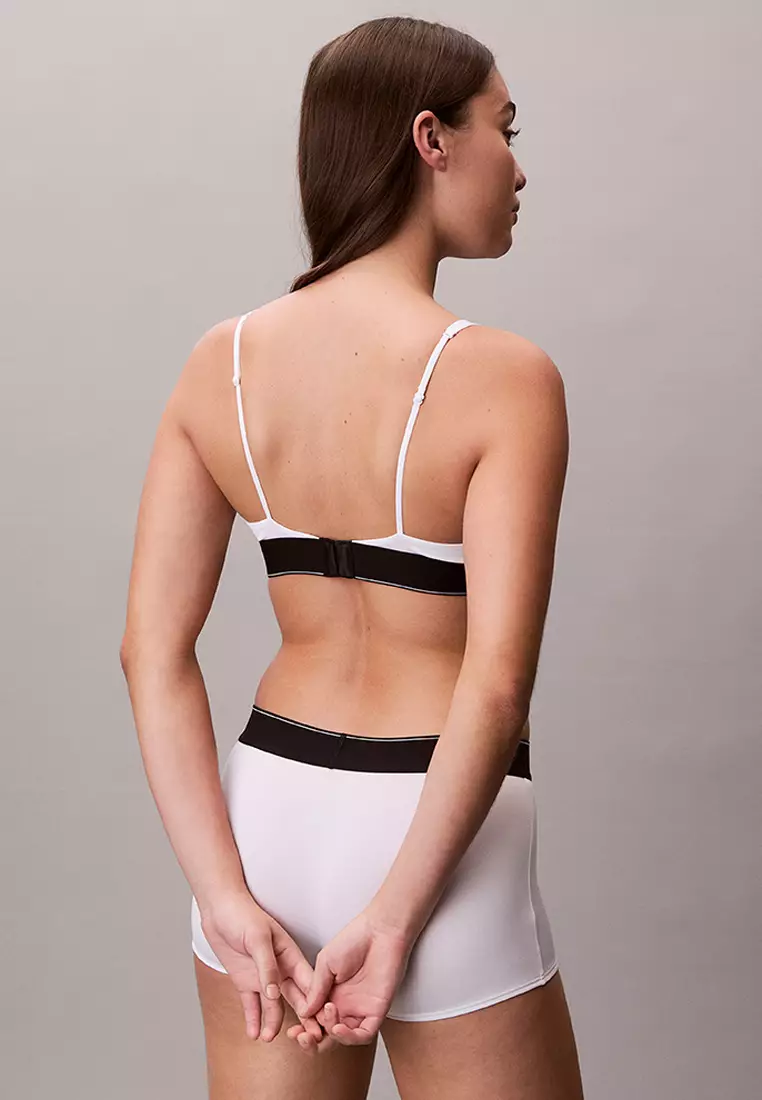 印花商標超細纖維三角胸圍 - Calvin Klein Underwear