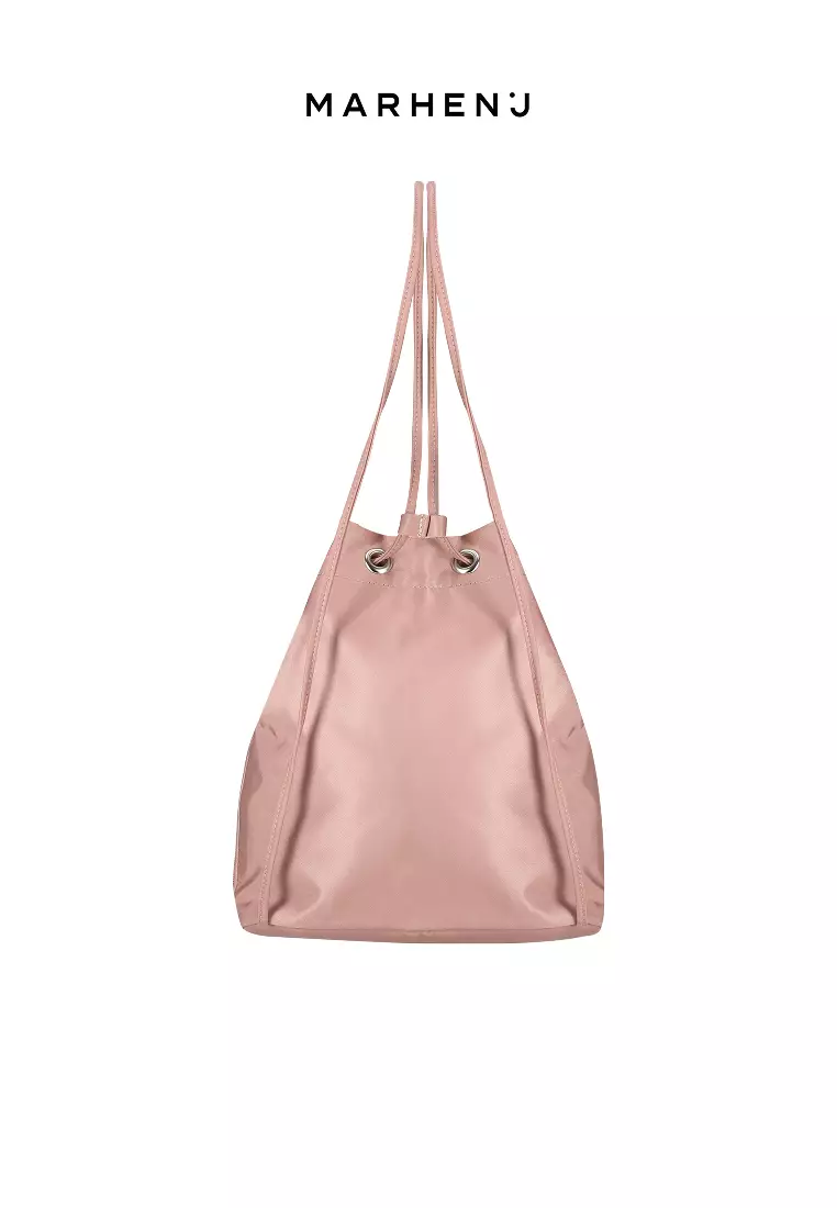 LEANNA Nylon Backpack Deep Pink