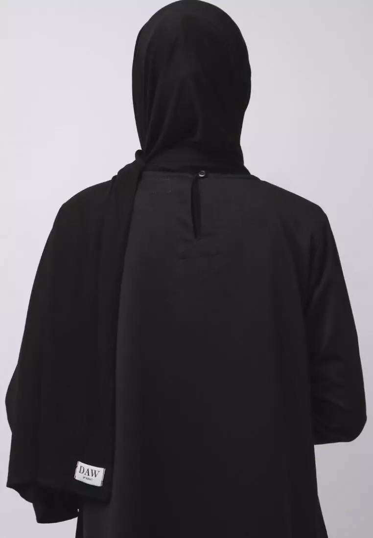 DH038 Pashmina Instan Black