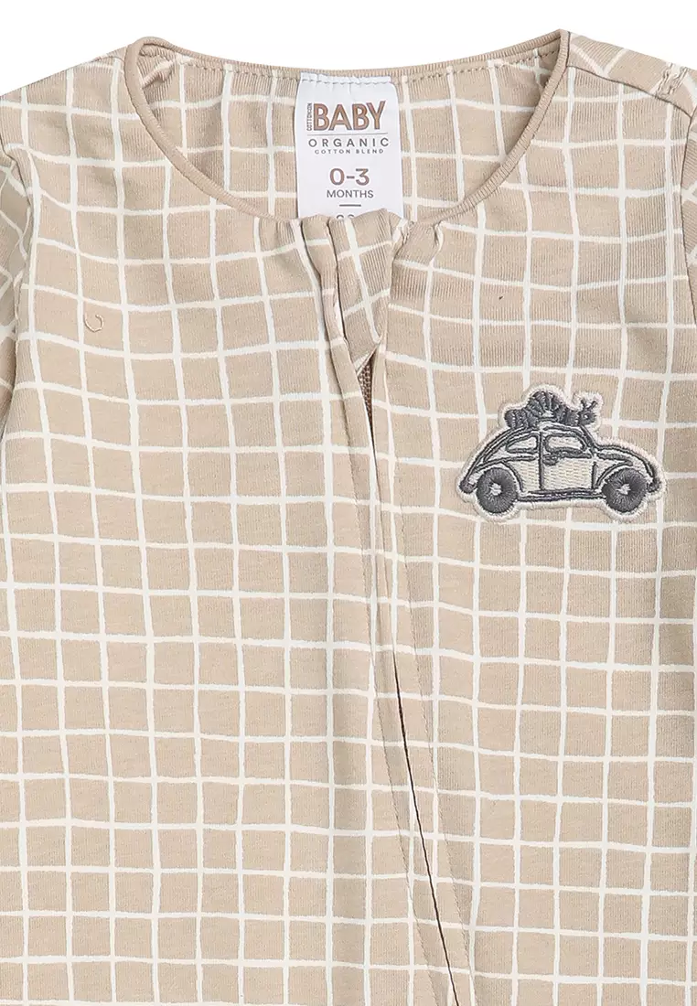 The Long Sleeve Zip Romper