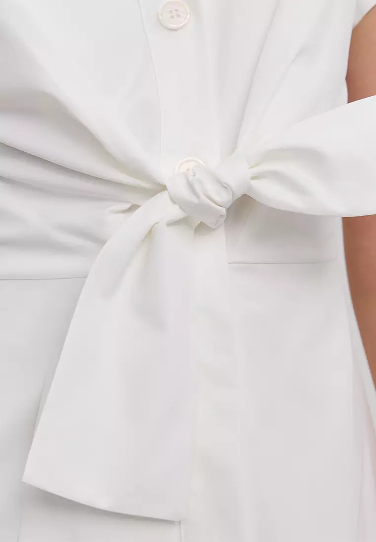 Tie-Front Shirt Dress