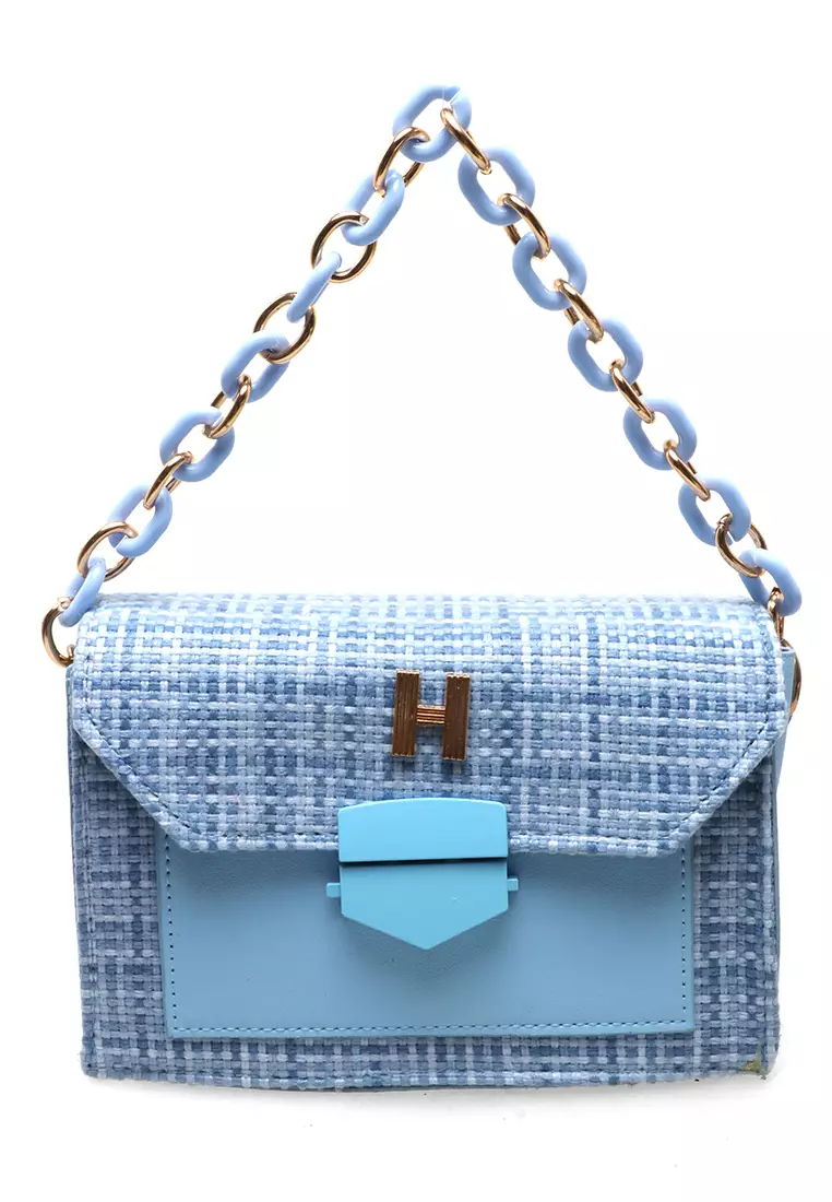 Werlyn Sling Bags Wanita Aster Strap Casual Large Storage Material Leather Kulit ORIGINAL