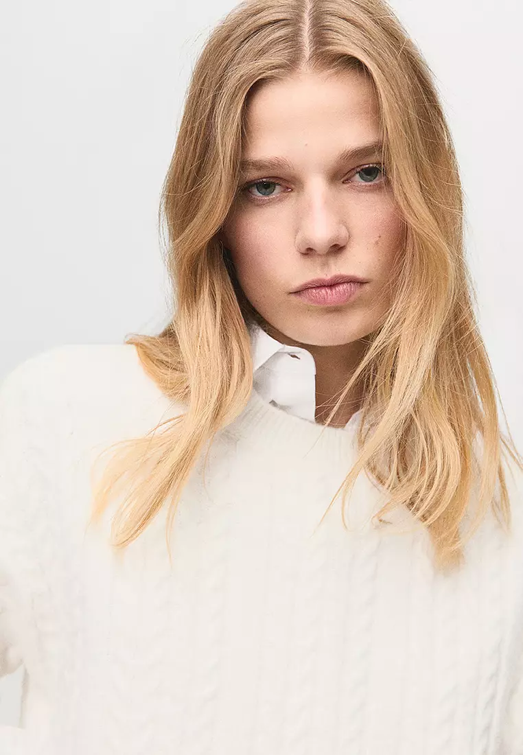 Braided Knitted Sweater