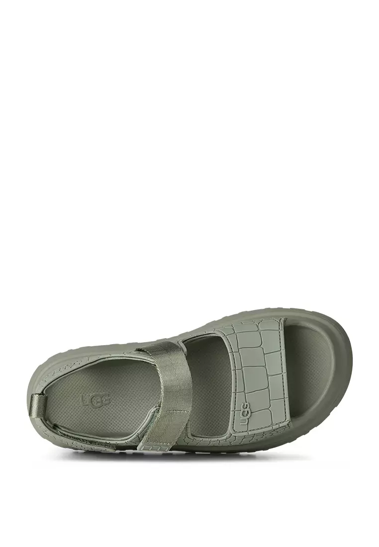Women's GoldenGlow Embossed Sandal - Artichoke (1175311-ART)