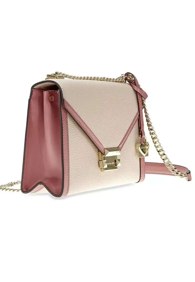 Michael Kors Whitney Large Flap Shoulder Bag - Soft Pink/Multi 30H8TWHL3O-612