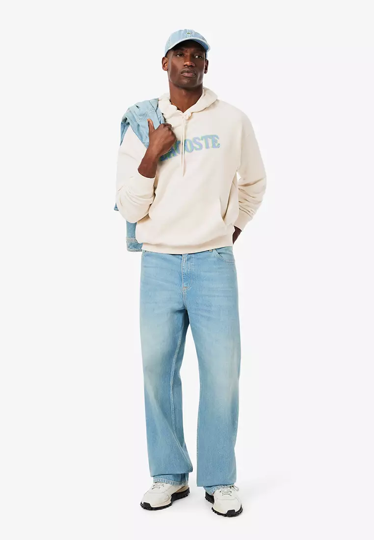 Loose Fit Embroidered Hoodie