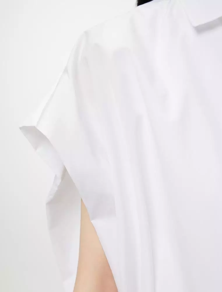 JNBY女士無袖寬鬆襯衫