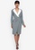 ZALORA OCCASION grey Contrast Lapel Blazer Dress 2316AAA1CF7DDAGS_1