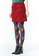 United Colors of Benetton red Miniskirt in Stretch Velvet AFA40AAB9DD6DAGS_5