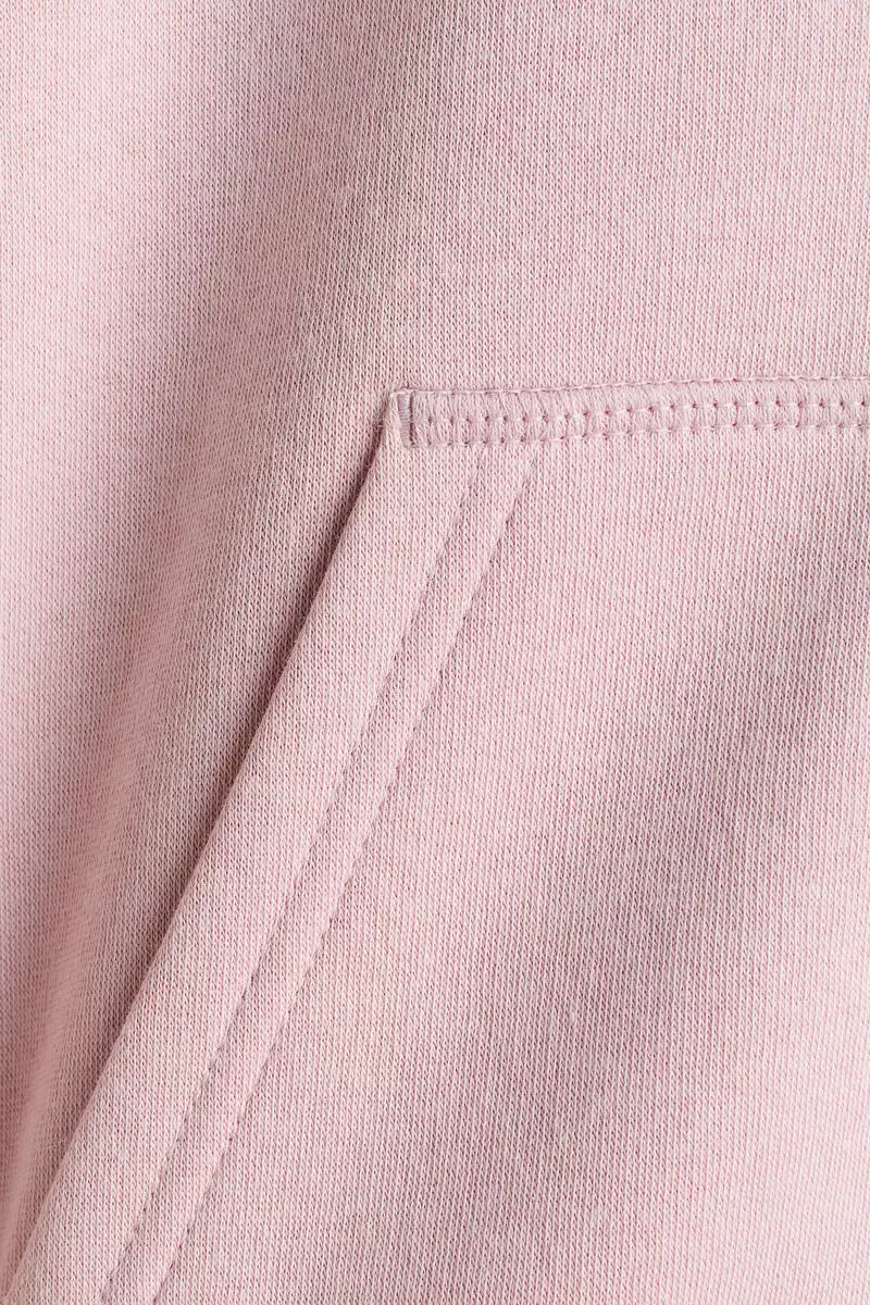 Zip-through brushed-inside hoodie