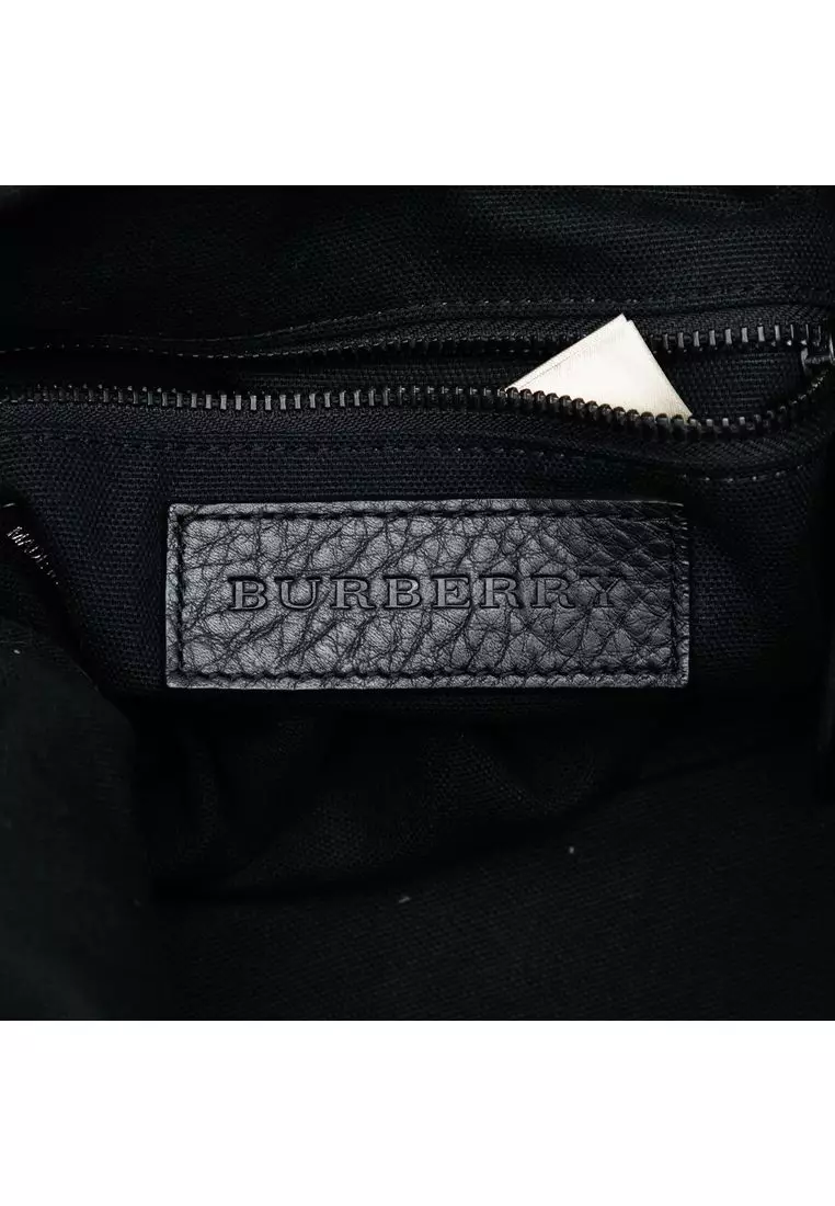 Pre-Loved Burberry Mega Check Canvas Korbin Backpack Burberry Pre-Owned 2000-2017 Mega Check Canvas Korbin  main image 2