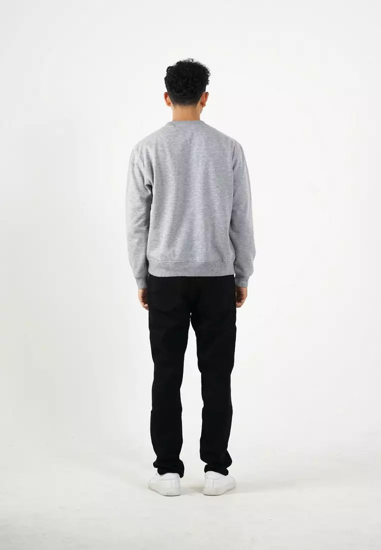 Greenlight Men's Jacket Crewneck Sweatshirt Regular Fit Fleece Peoples Shadow OL-C020425