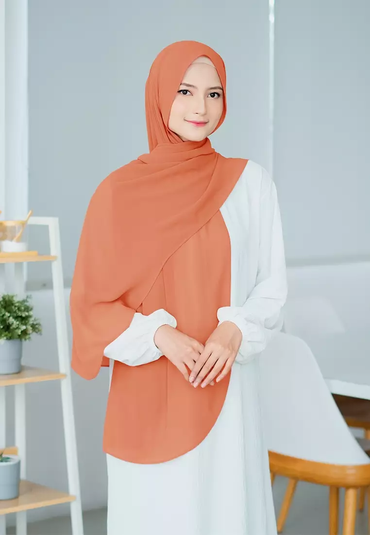 HIJAB INSTAN SAFFA - DUSTY BRICK