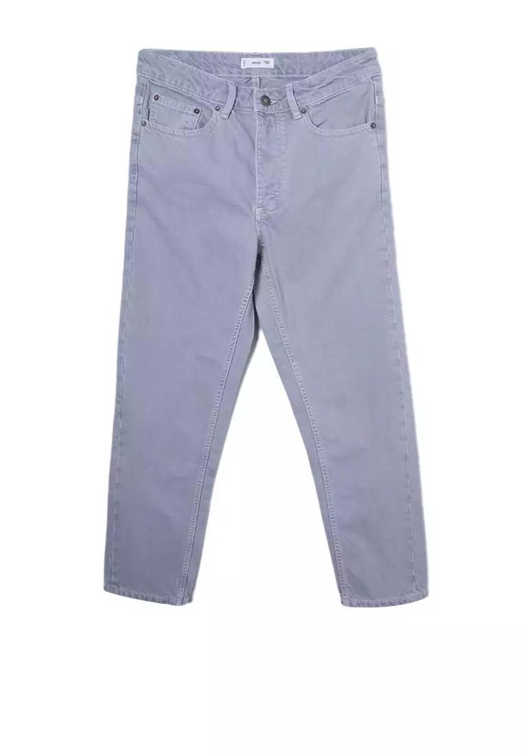 MANGO GREY ORGANIC COTTON JOGGER TROUSER FOR GIRLS - Peekaboo