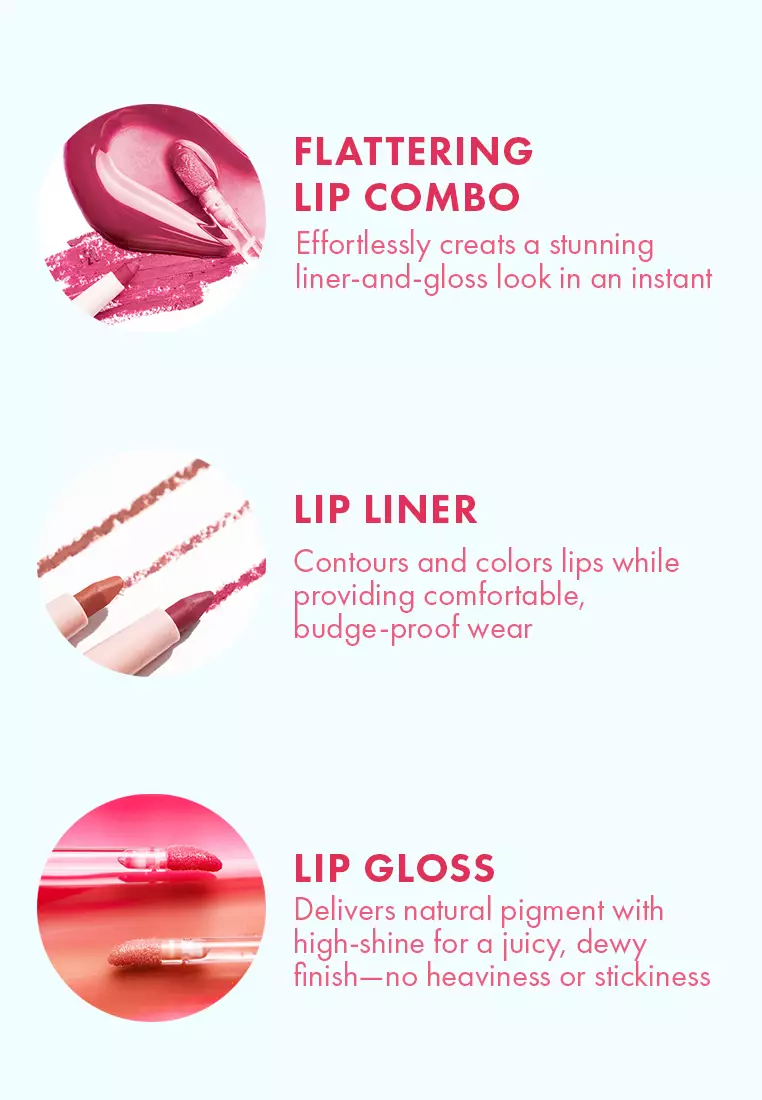 fresh lip gloss and lip liner set - twilight