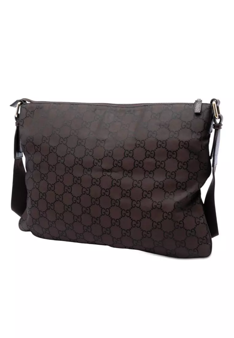 Pre-Loved Gucci Gg Nylon Crossbody