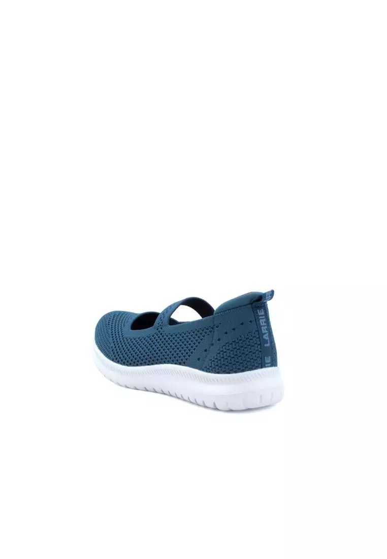 LARRIE Women Blue Stretchy Secure Sporty Sneakers