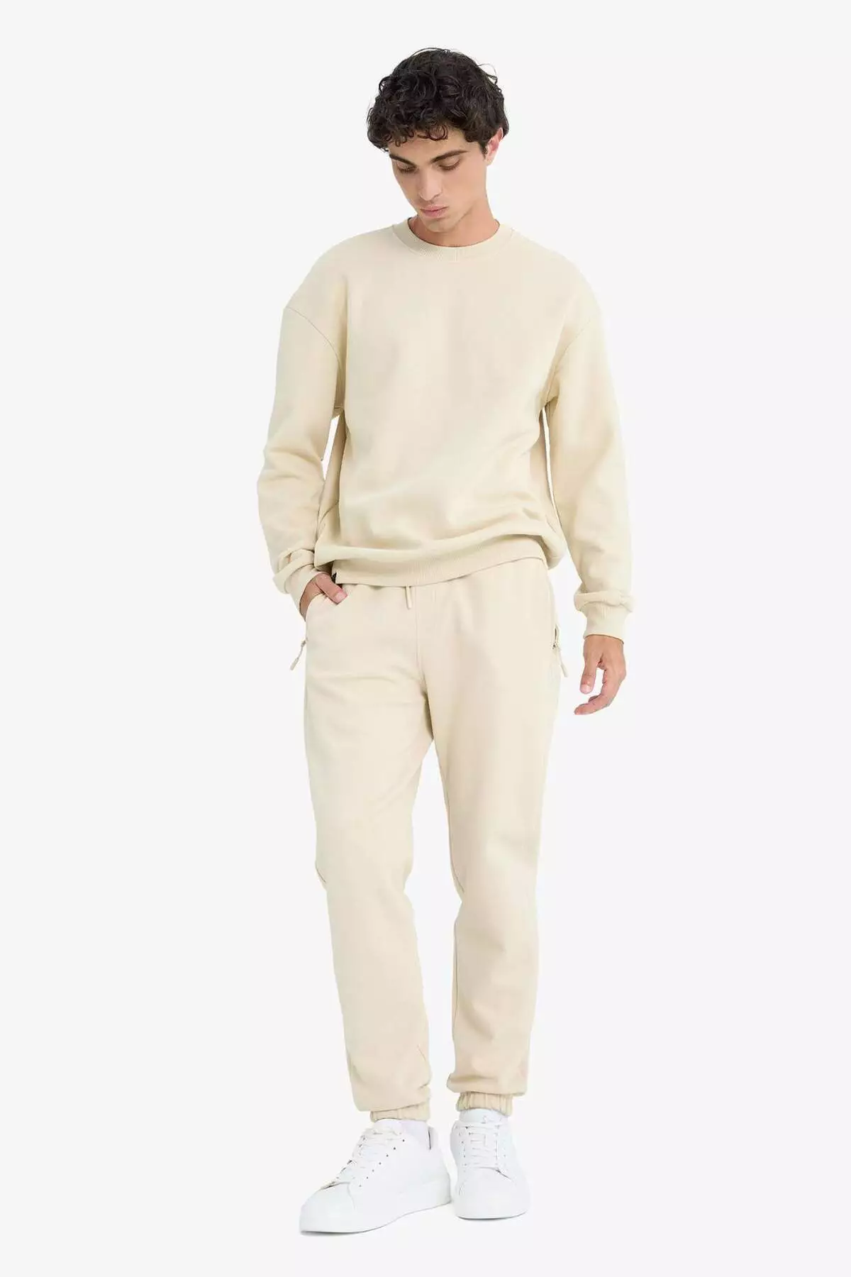 Slim Fit Slim Fit Zipper Pocket Pike Sweatpants D5258Ax25Sp