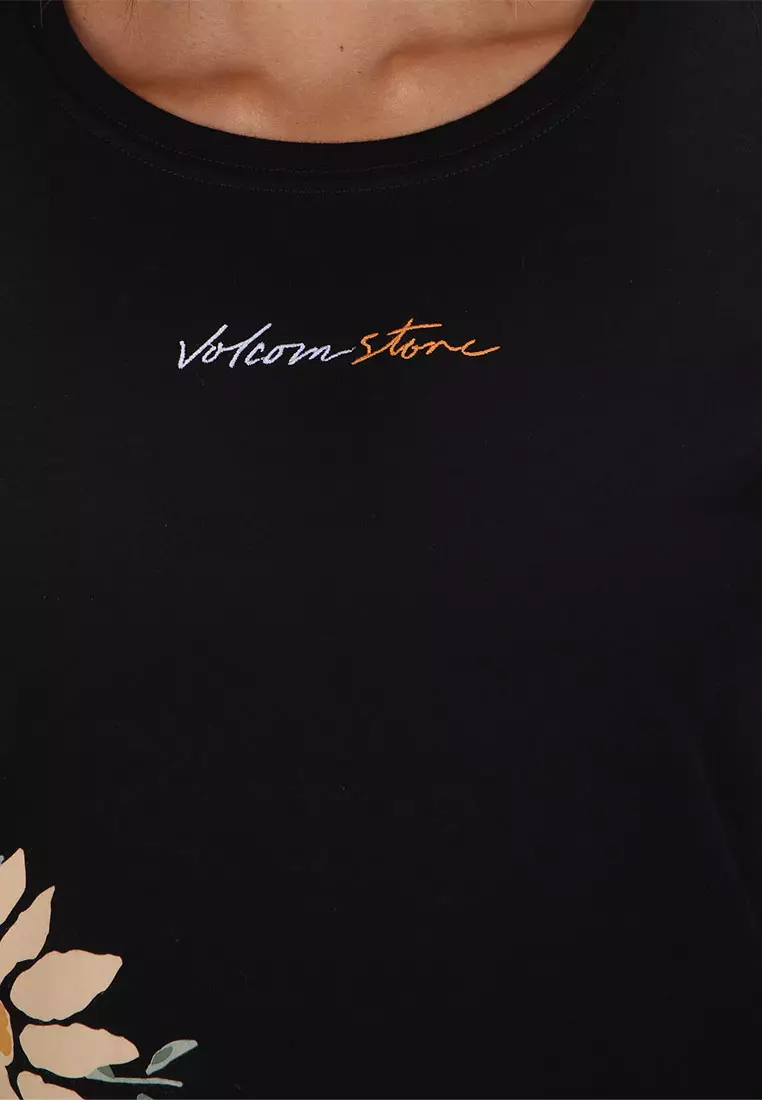 GST FLOWER SHOWER SHORT SLEEVE TEE BLK