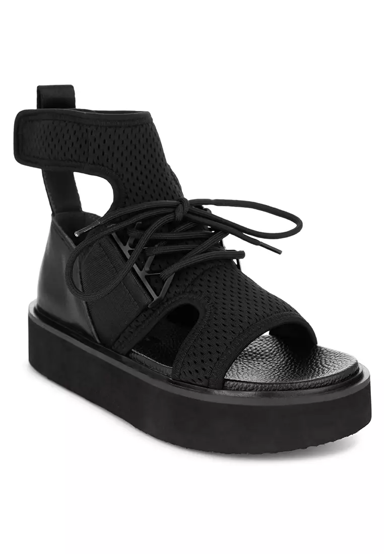 Discount on United Nude  shoes - SKU: Nomad Lo Hybrid Sandals In Black